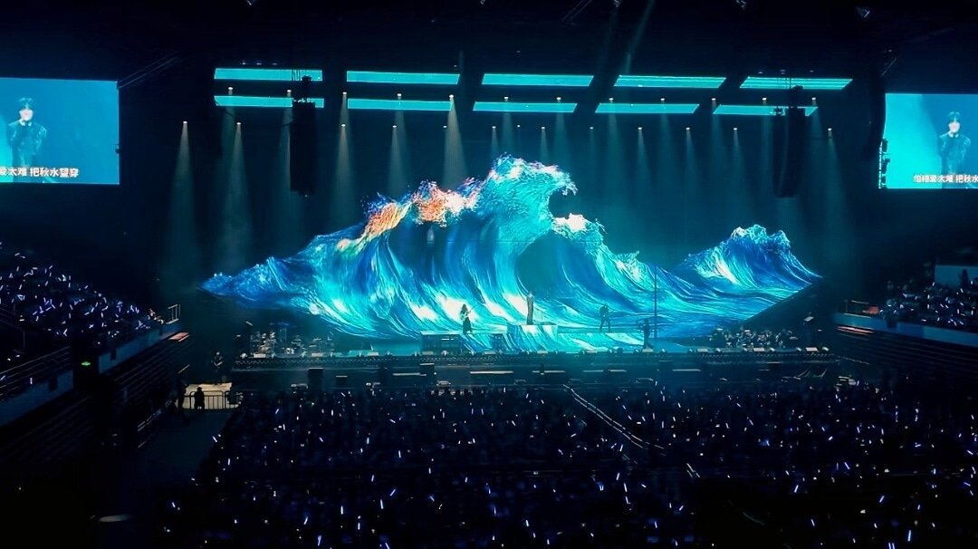 حفل شو ليانغ في شنتشن · شركة YZDITEC لتأجير أنظمة التشغيل الآلي للمسرح